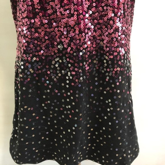 Pink Ombré Sequin Top - Picture 3 of 5